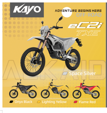 The Kayo eC2i has received EU WVTA certification.